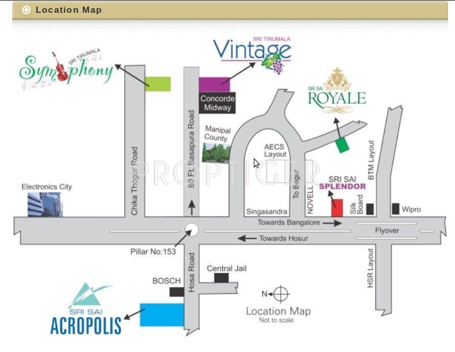 Images for Location Plan of Amigo Sri Sai Acropolis