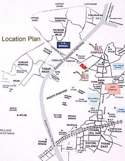  palms Images for Location Plan of Vikas Palms