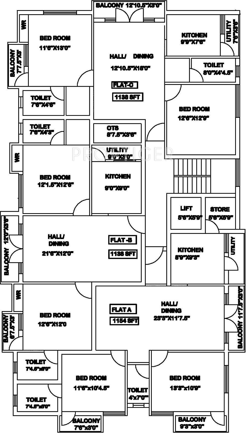 Images for Cluster Plan of Harini Shan