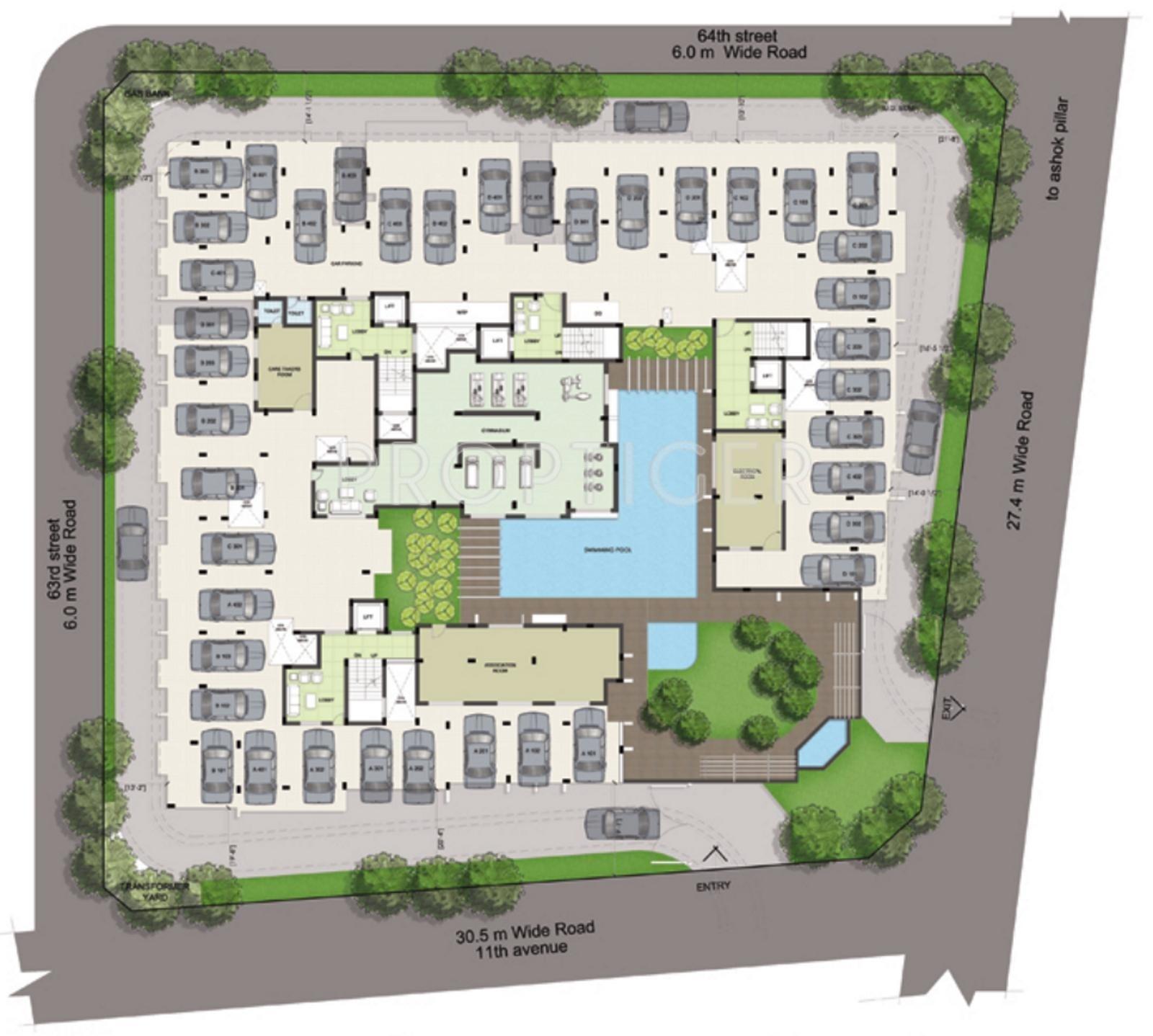 Images for Layout Plan of Landmark Construction Mahalakshmi