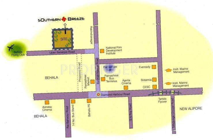 Images for Location Plan of Akshara Group Akshara Southern Breeze
