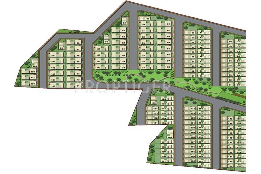 Radha Realty Mapletown Phase II Layout Plan