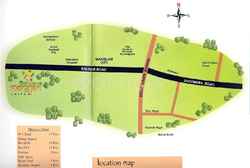 Images for Location Plan of Ashiana Ashiana Manglam