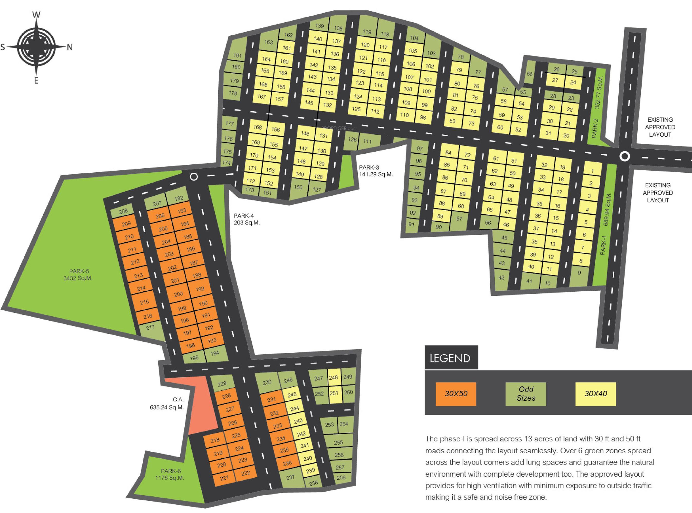 Images for Layout Plan of Aashrithaa Brindavan