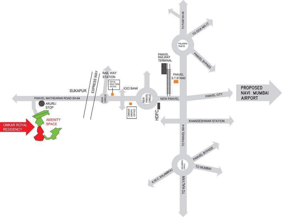 Images for Location Plan of Omkar and Royal Realtors Residency