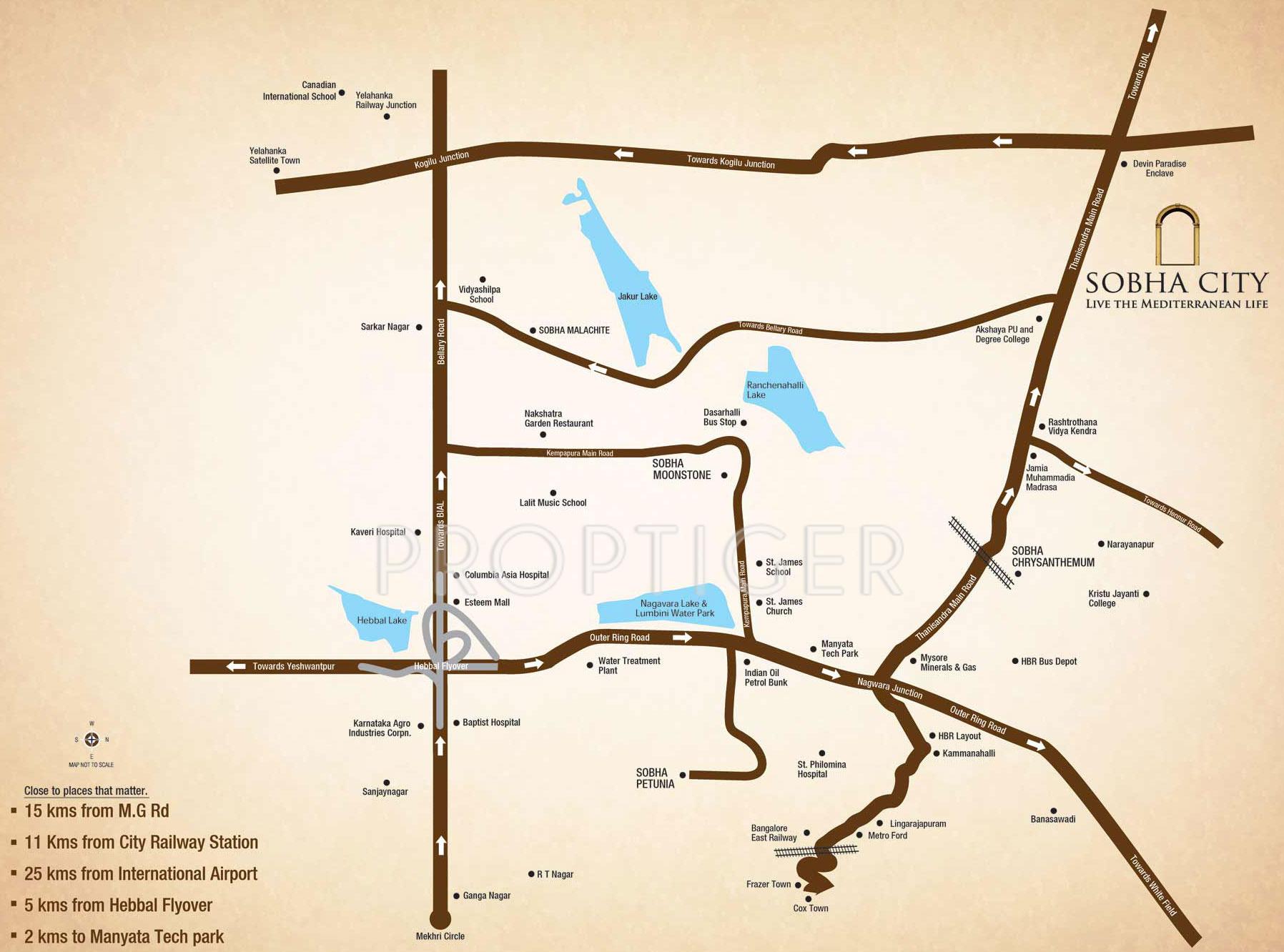 Images for Location Plan of Sobha City Mykonos