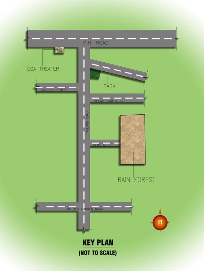 Images for Location Plan of Vijay Shanthi Rain Forest