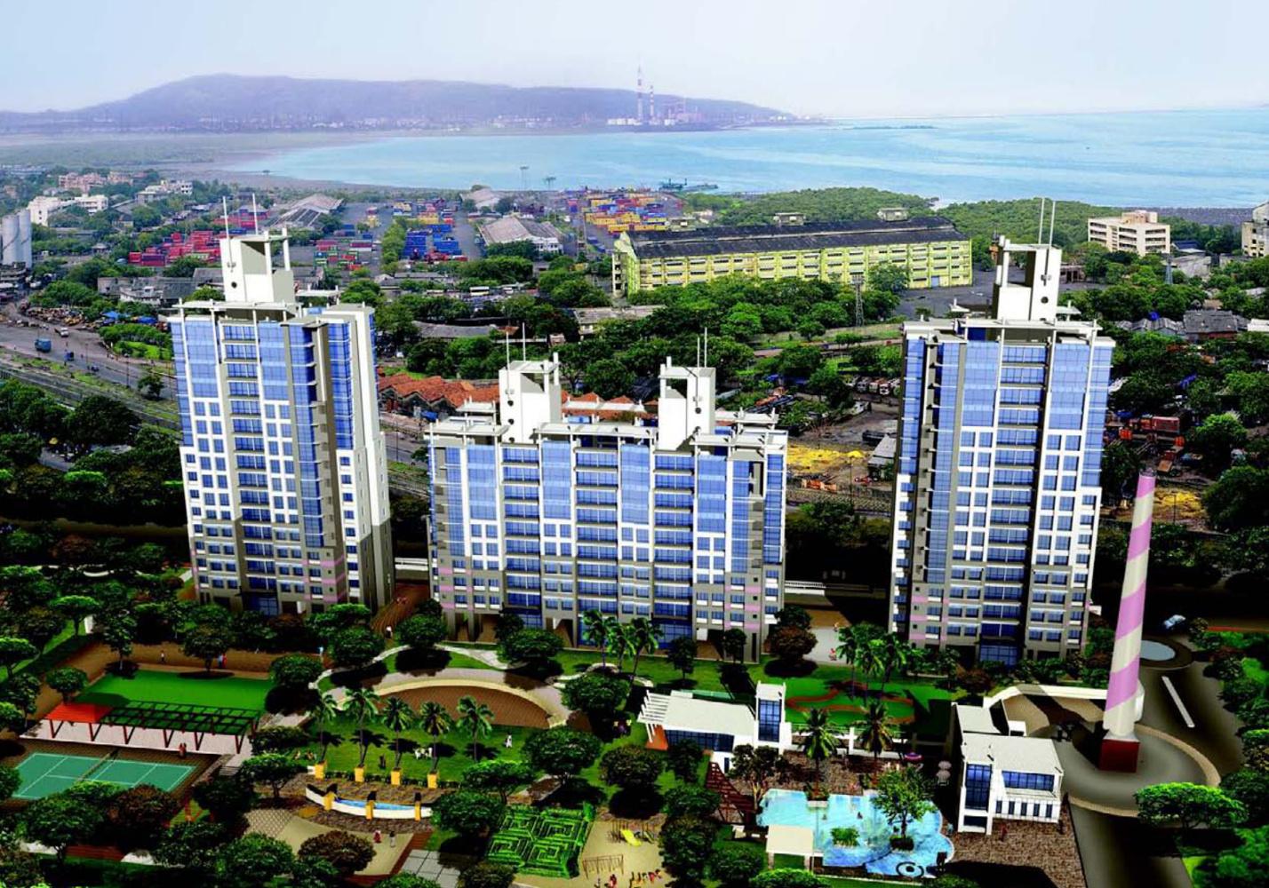  flamingos Images for Elevation of Dosti Flamingos