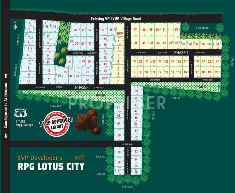 svp-developers rpg-lotus-city Layout Plan