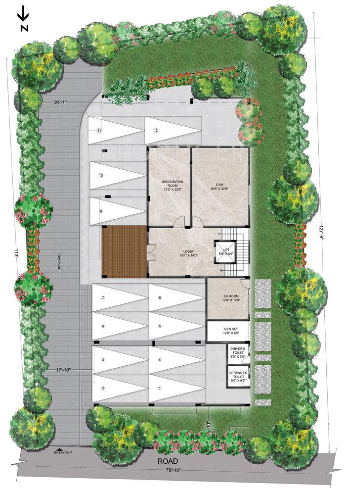 sumanth sreshta-serenity Layout Plan