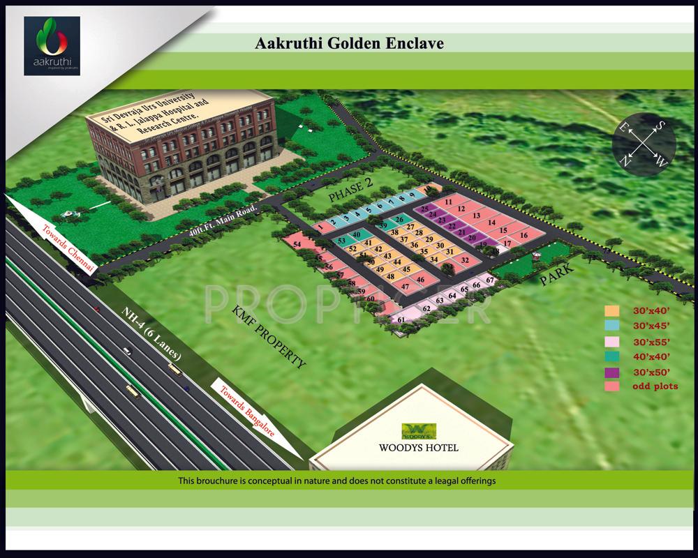 Images for Layout Plan of Aakruthi Golden Enclave
