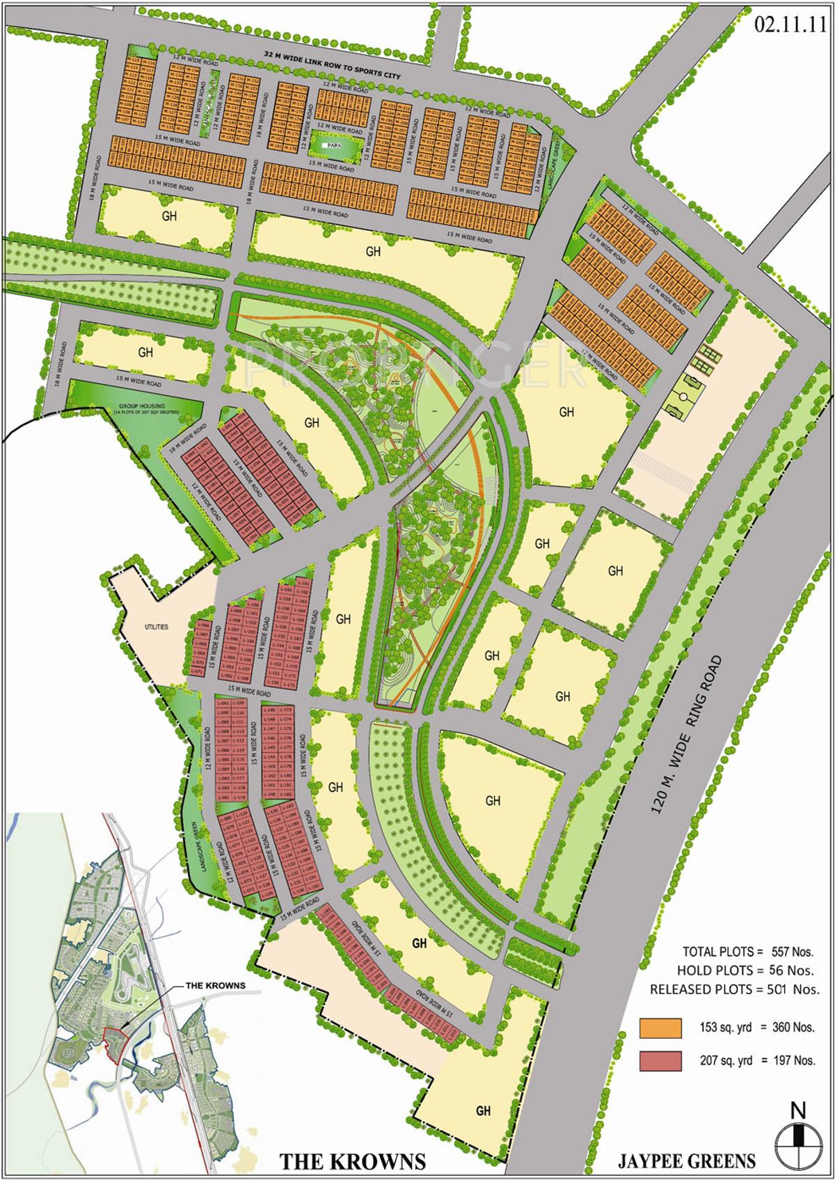 Images for Site Plan of Jaypee Krowns