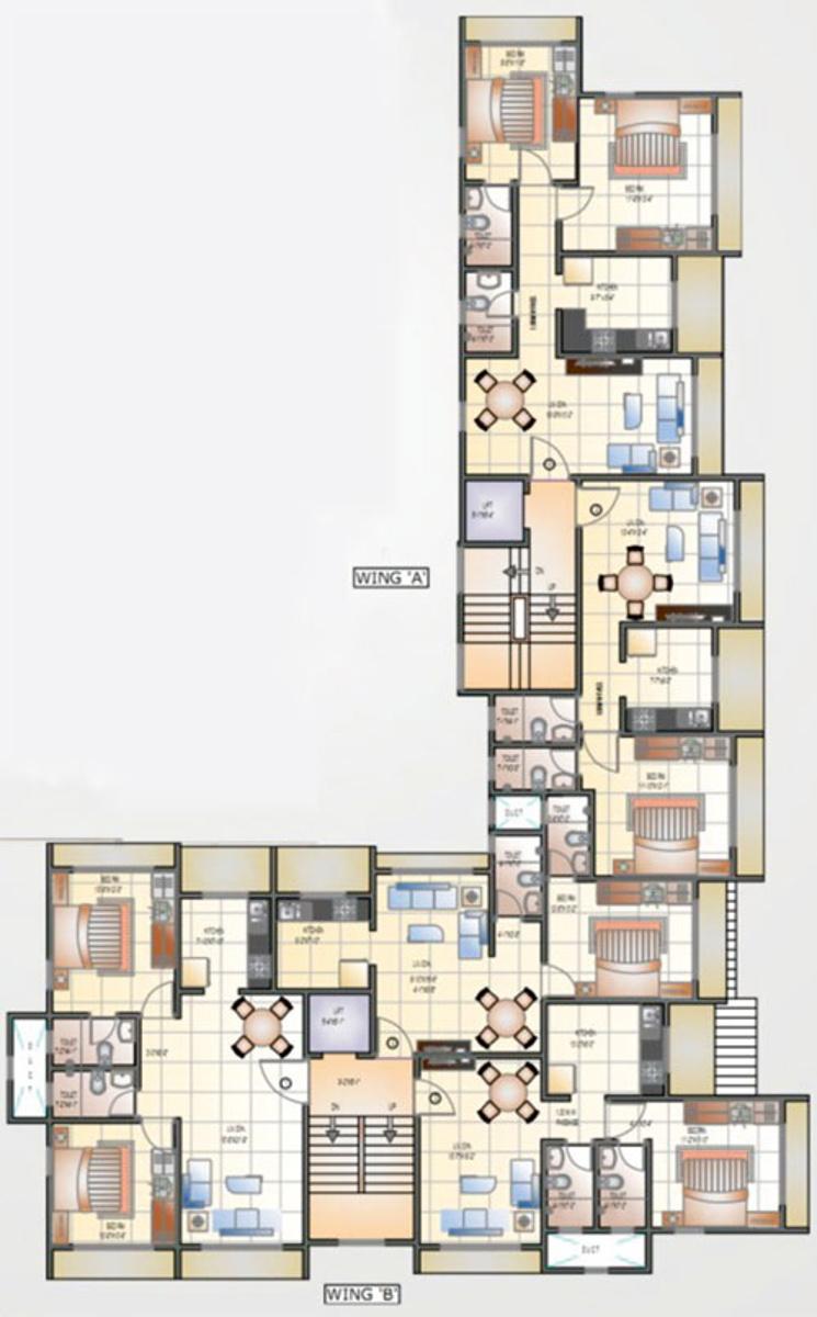 Images for Cluster Plan of Sanghvi Chandan Pride