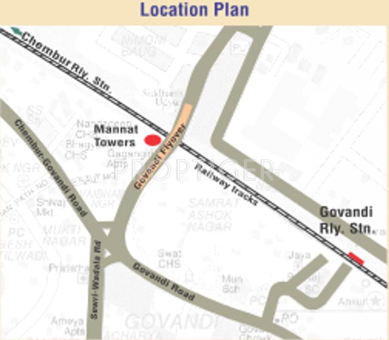 garodia-group mannat-towers Location Plan