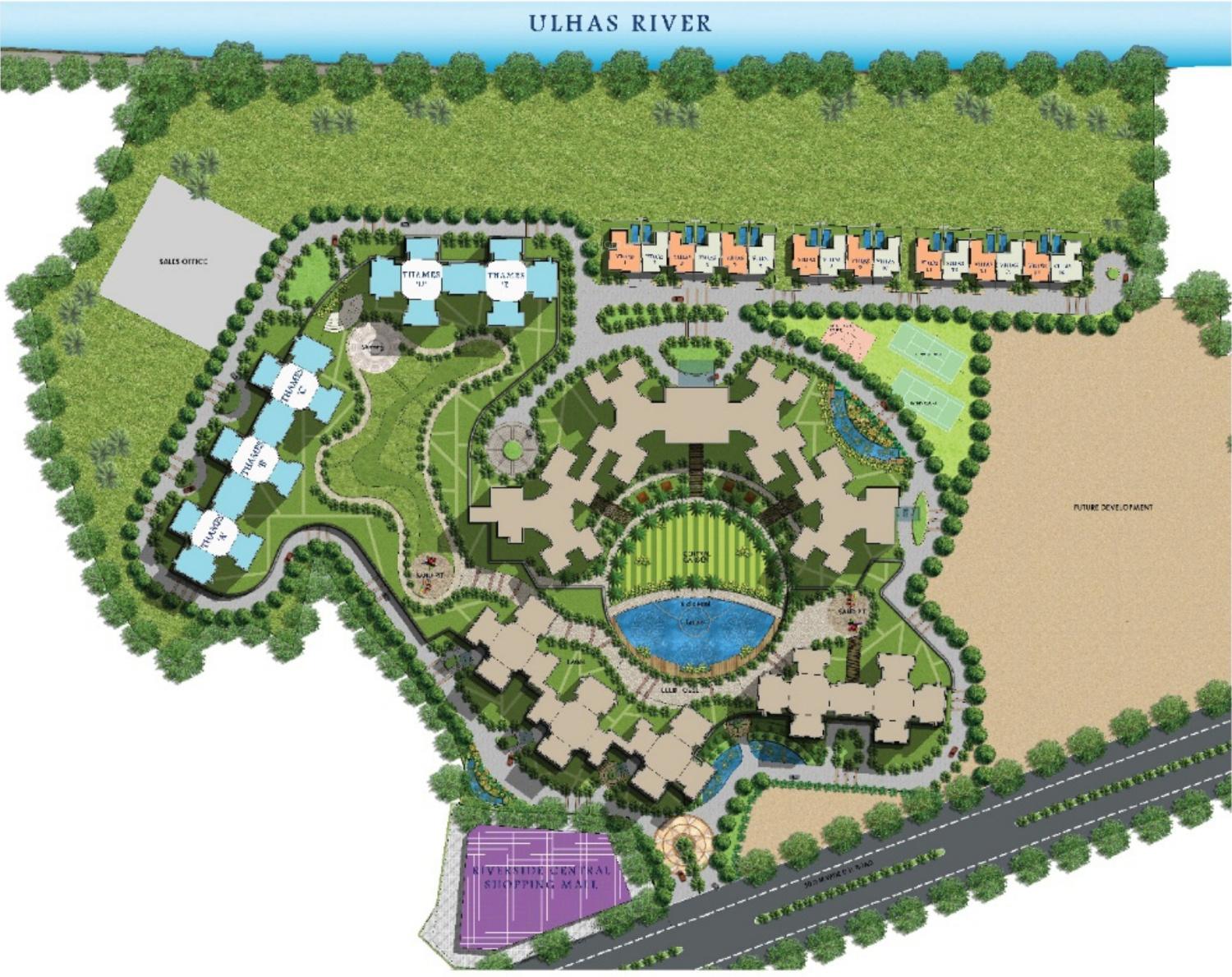 Images for Master Plan of Nirmal Lifestyle City Kalyan Thames
