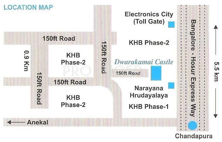 Images for Location Plan of Dwarakamai Developers Castle