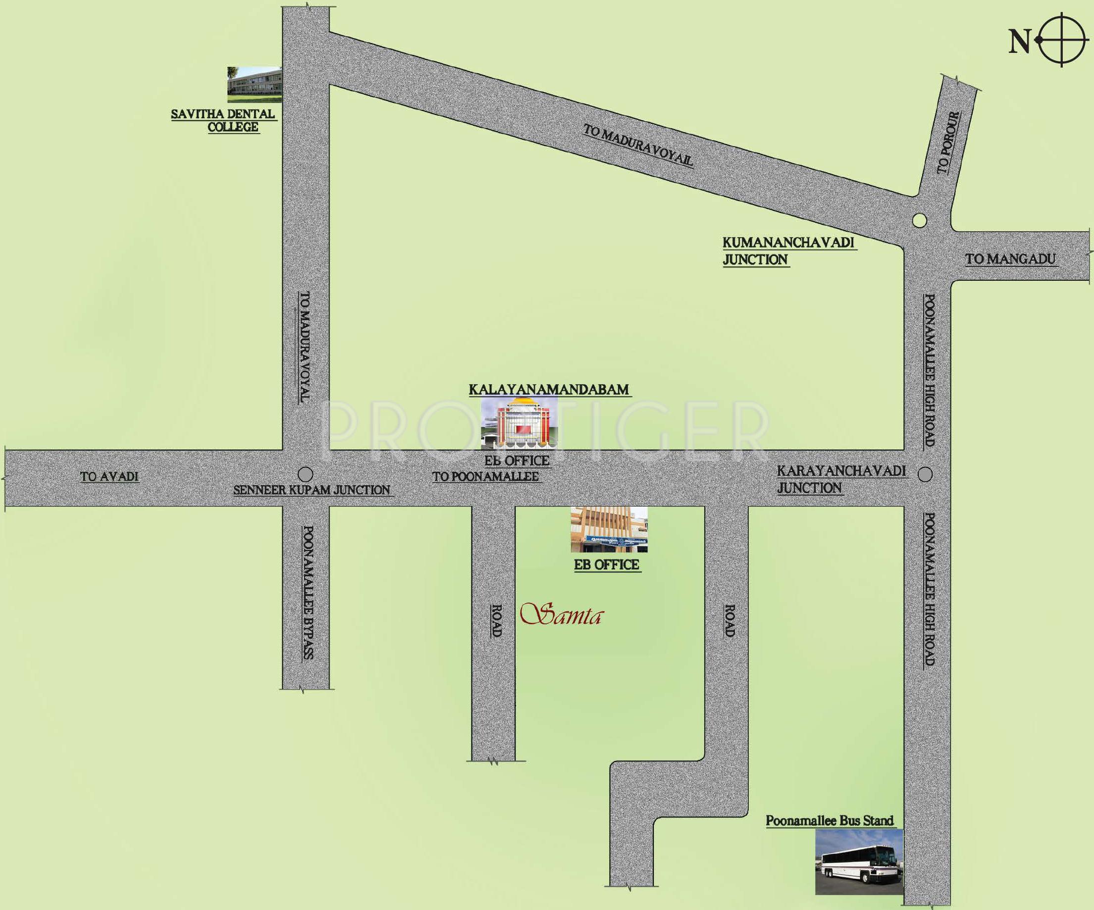ms-foundations samta-flats Location Plan