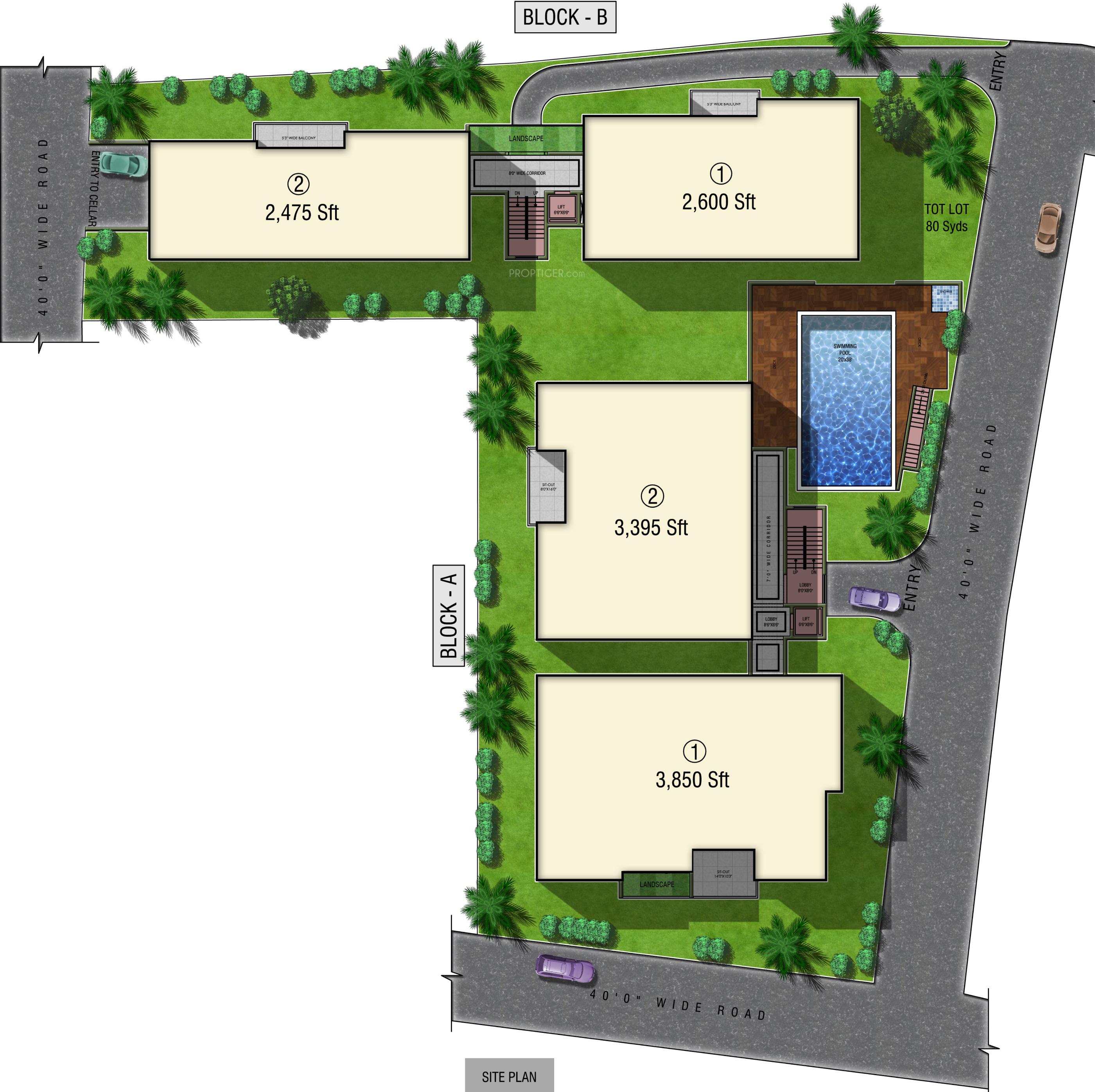 Images for Site Plan of Sri Fortune Exotica