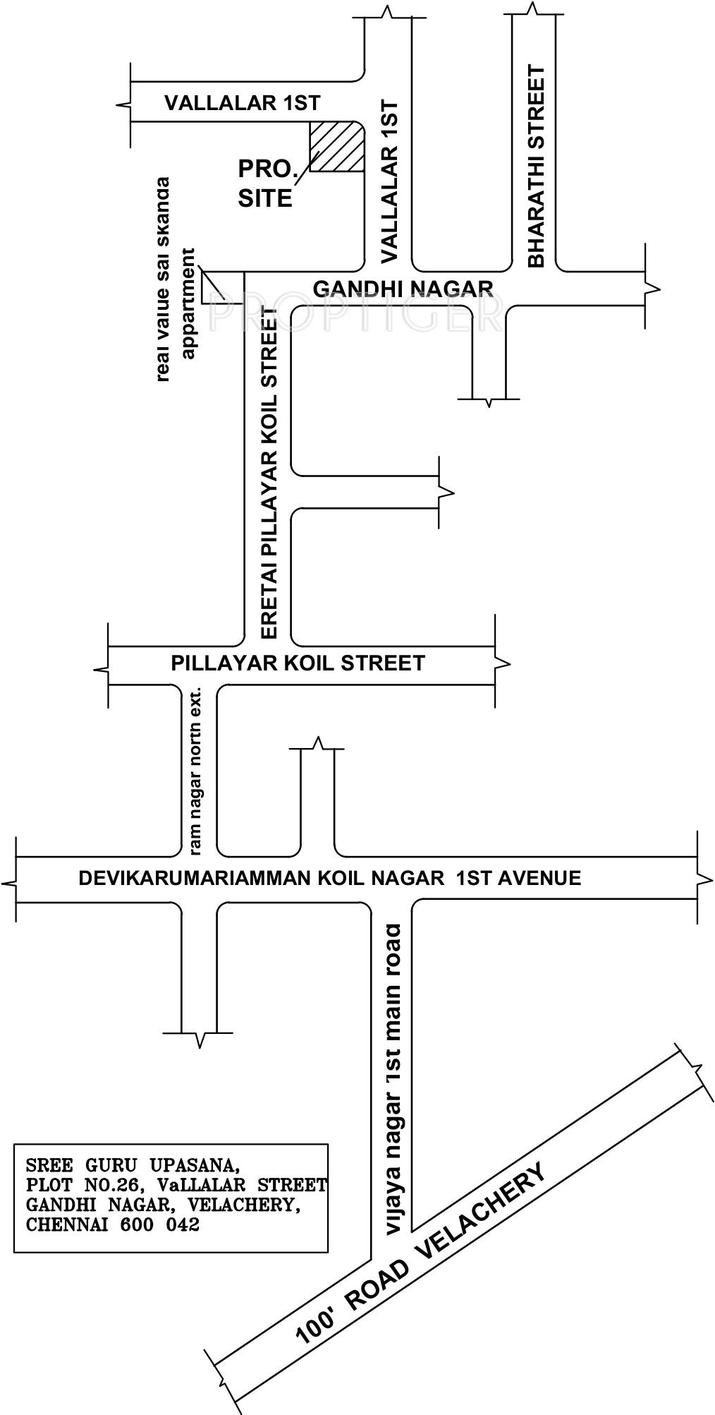 Images for Location Plan of Sree Guru Upasana