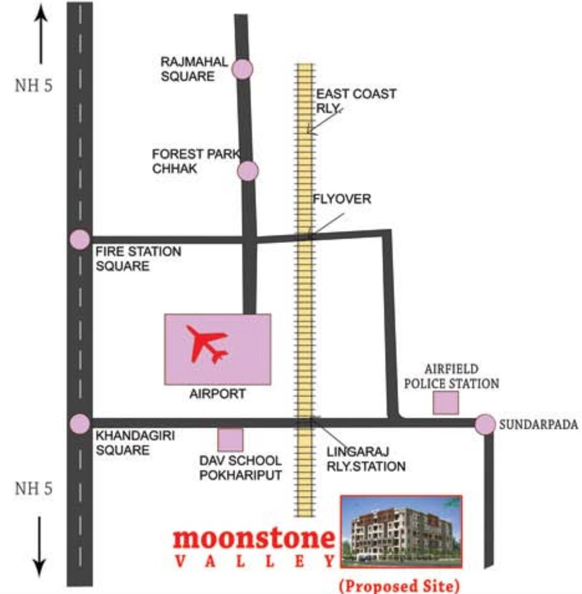 Images for Location Plan of Ansu Moon Stone Valley