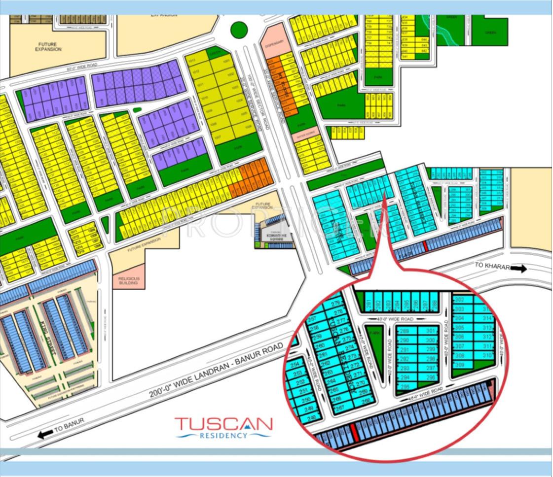 Images for Site Plan of TDI Tuscan Residency