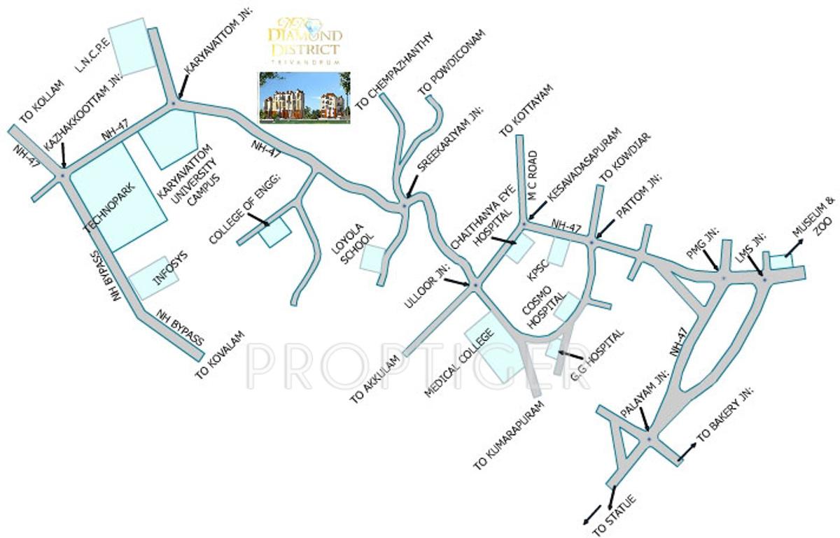 Images for Location Plan of Desai DD Diamond District