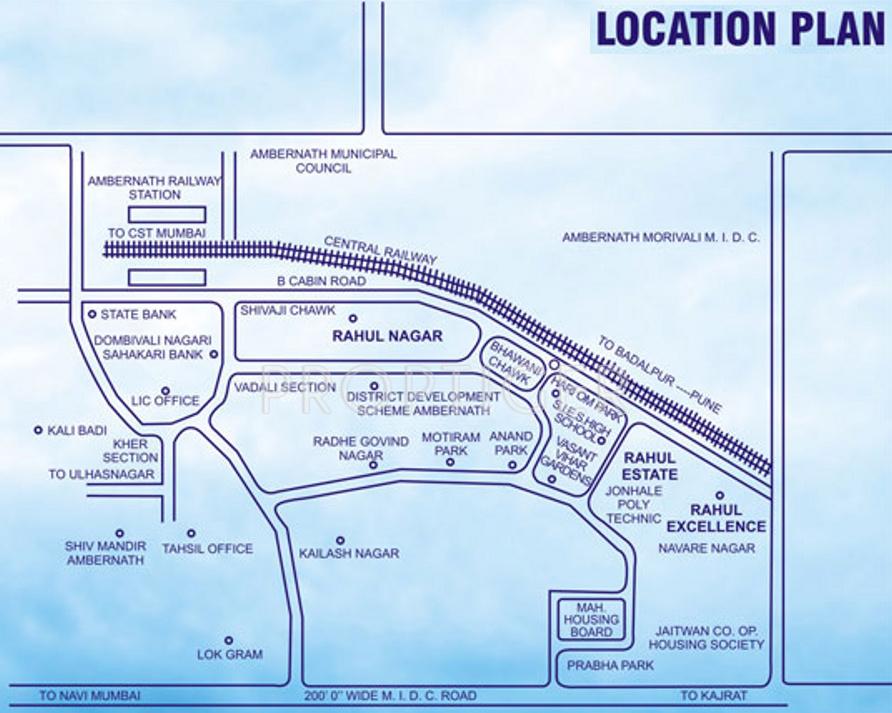 Images for Location Plan of Bagaria Rahul Excellence