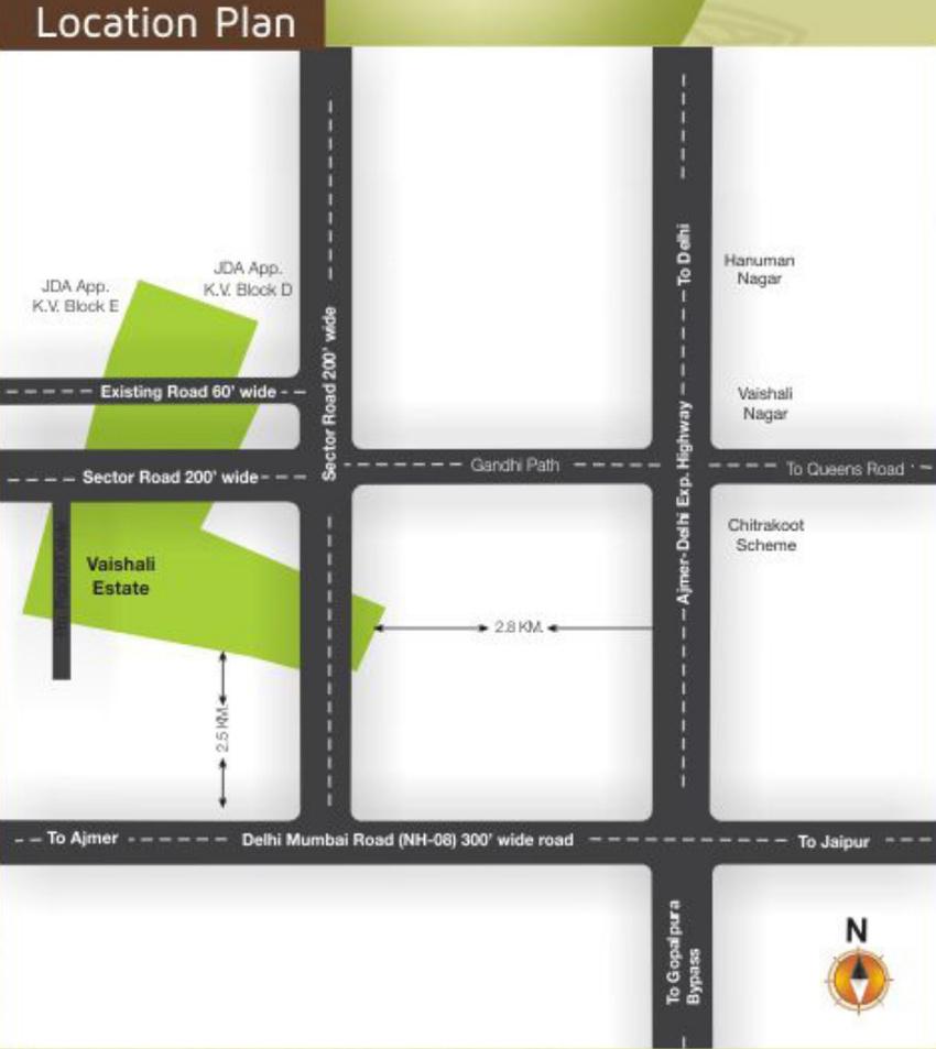 Images for Location Plan of Manglam Vaishali Estate