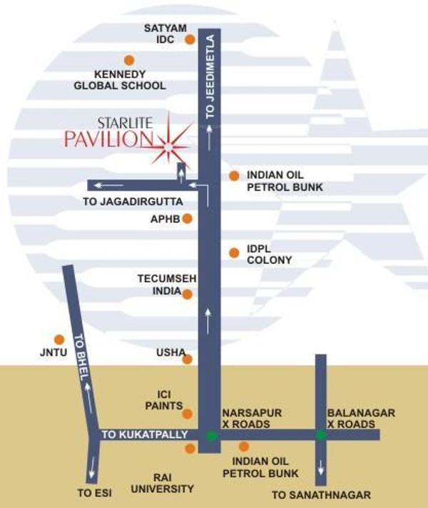 Images for Location Plan of Star Starlite Pavilion Villas