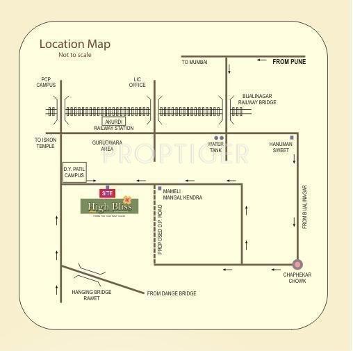 Samruddhi Associate High Bliss Villa Location Plan