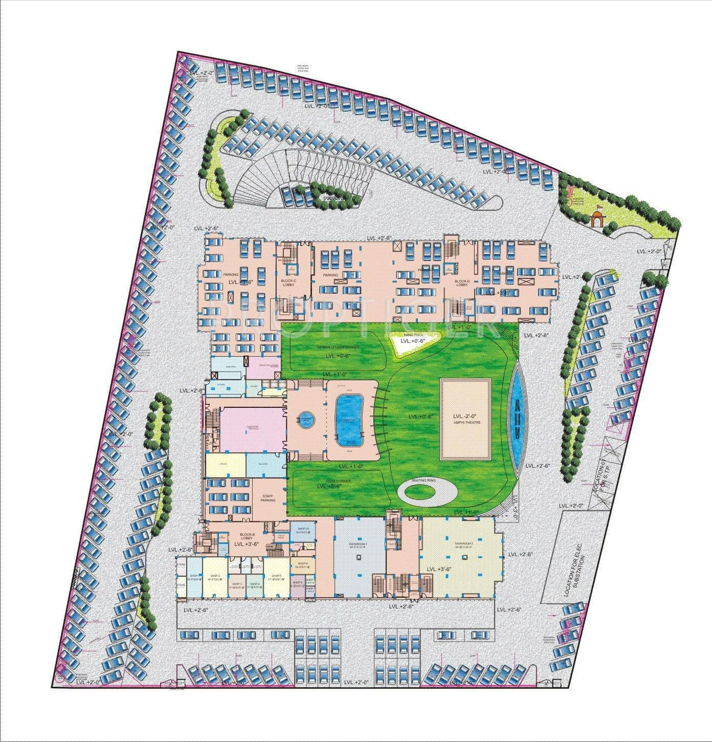 Images for Site Plan of Platinum Rosewood Apartments