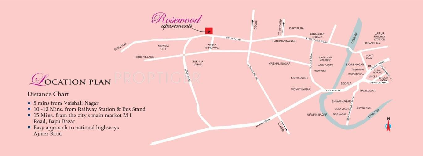 Images for Location Plan of Platinum Rosewood Apartments