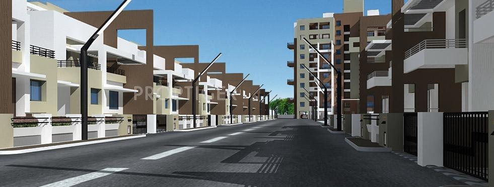 Teerth Realties Aarohi Society Villa Elevation