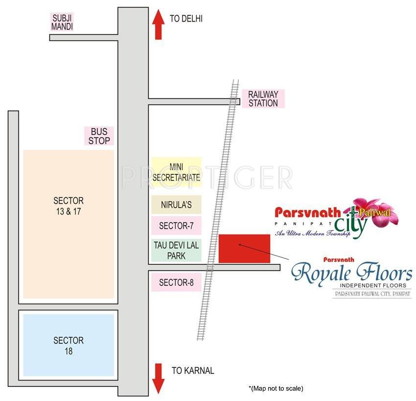 Images for Location Plan of Parsvnath Royale Floors