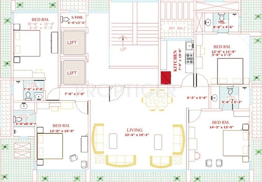 Images for Cluster Plan of AP Krsna Apartment
