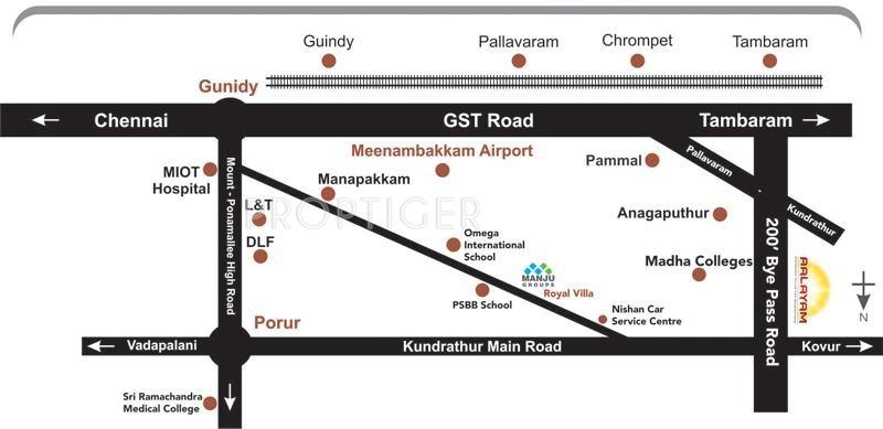 Images for Location Plan of Manju Aalayam Apartment