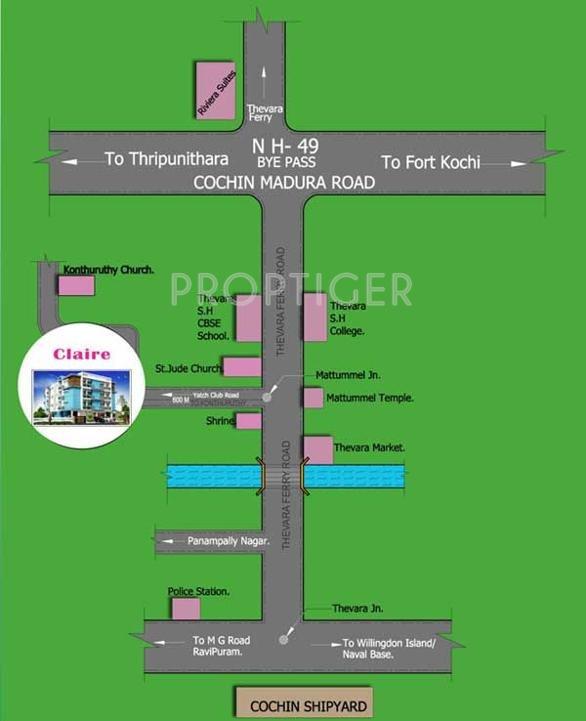 Dream Flower Claire Location Plan