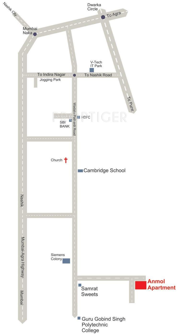 Images for Location Plan of Gajra Anmol Apartment