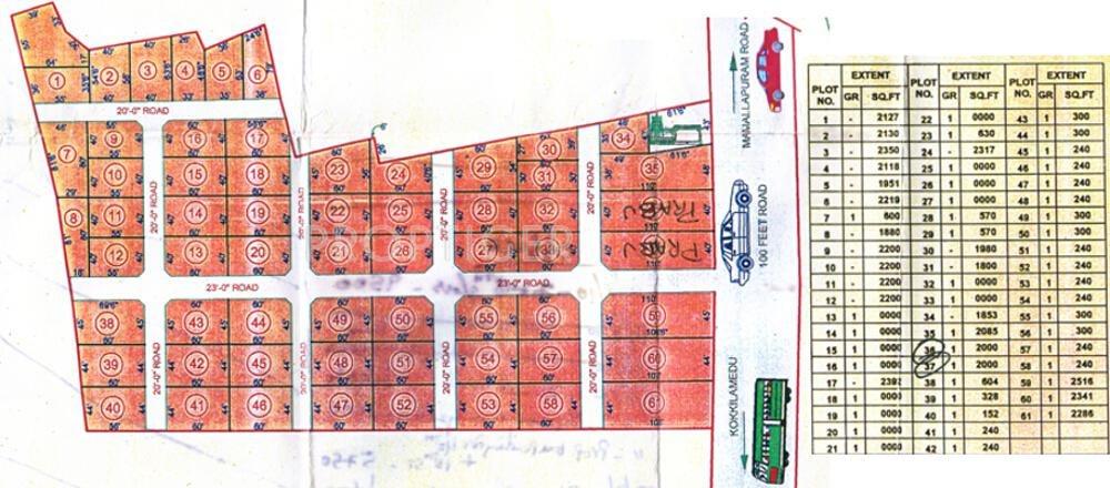 Images for Layout Plan of RP Pallava Garden