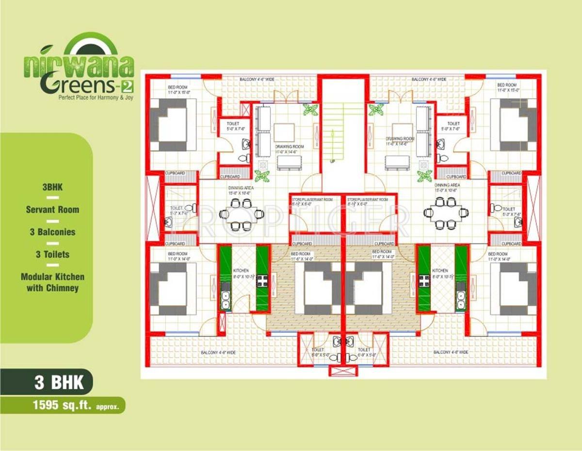 Images for Cluster Plan of Vision Nirwana Greens 2