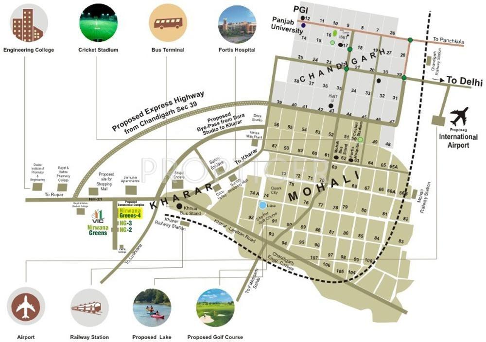 Images for Location Plan of Vision Nirwana Greens 2