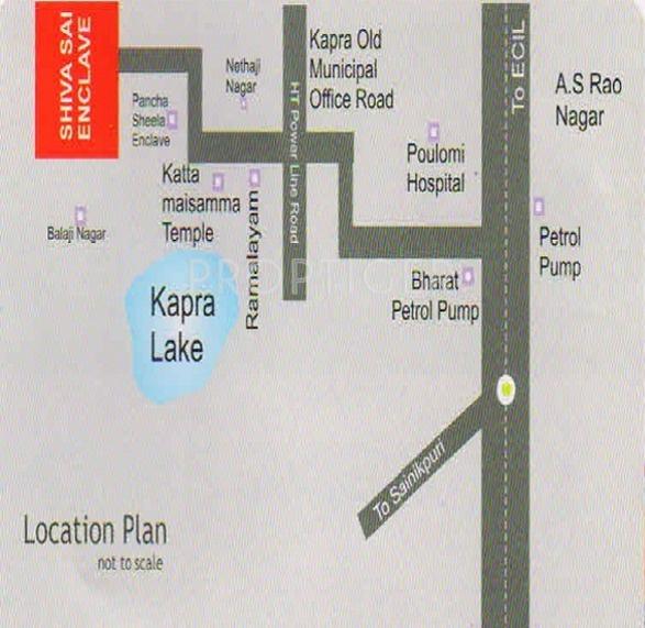 Images for Location Plan of Girija Siva Sai Enclave