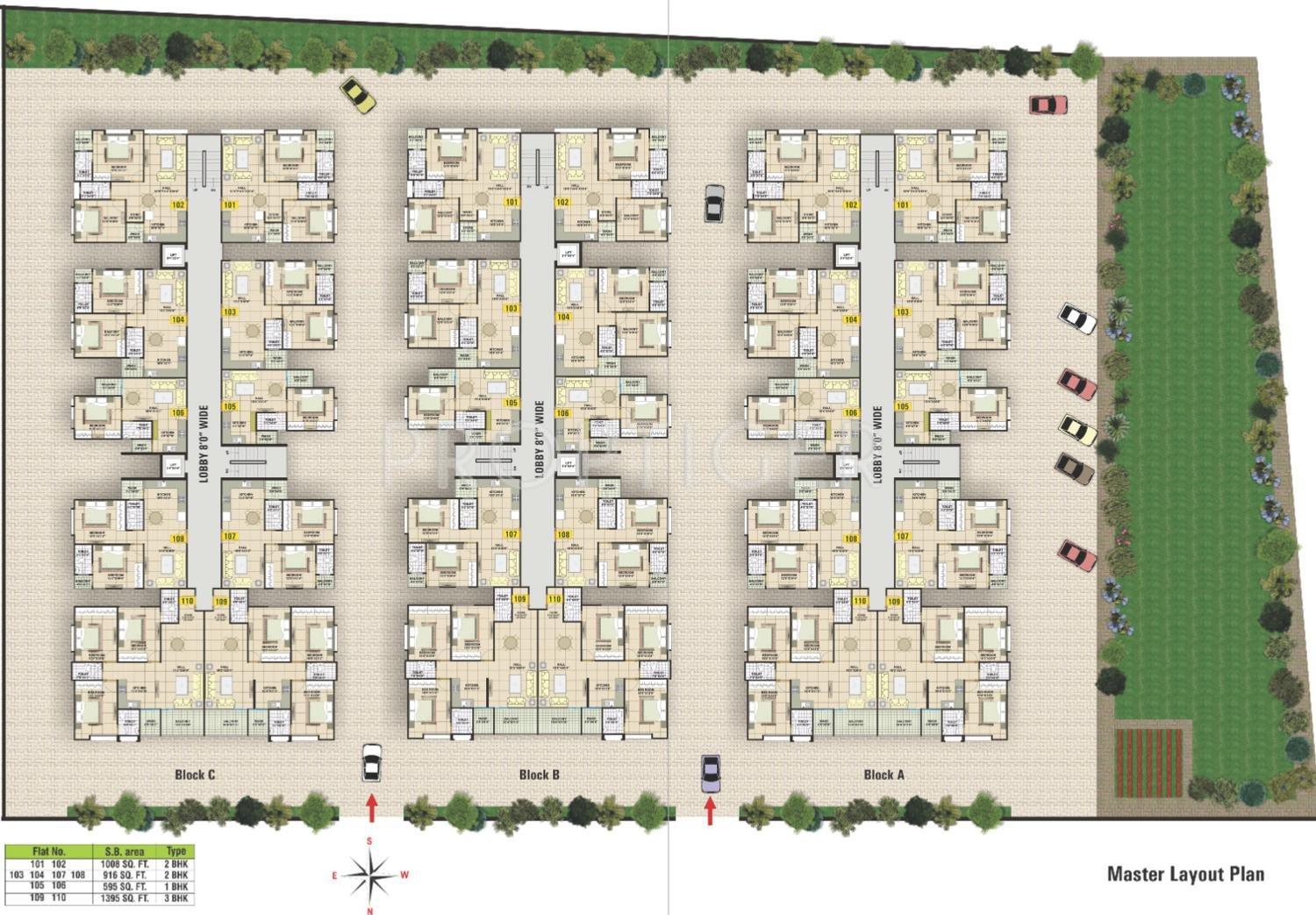 Images for Layout Plan of Vastu Platinum Paradise Tower