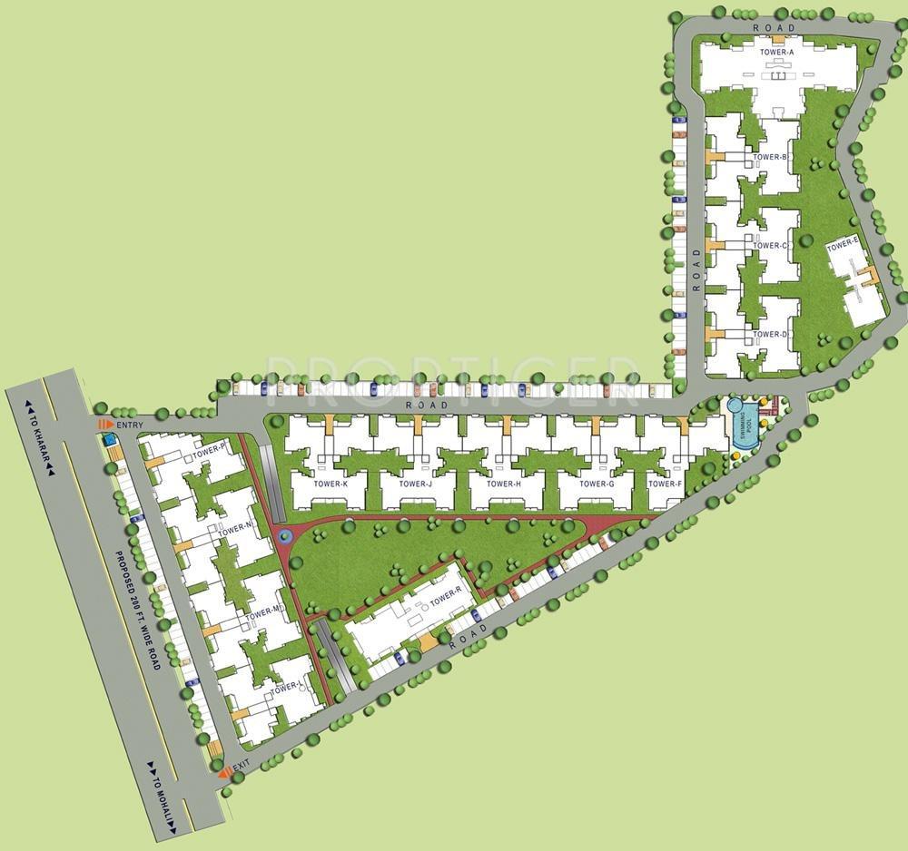  glade Images for Site Plan of Parkwood Glade