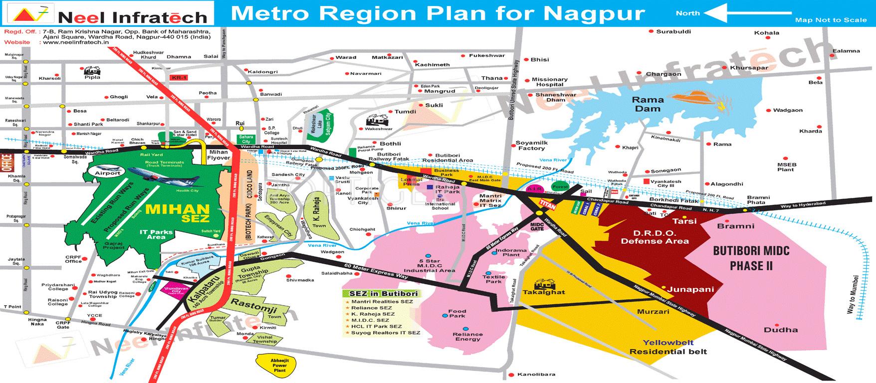 neel-infratech chitrakut Location Plan