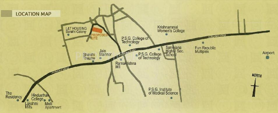 Images for Location Plan of Trishul Shelters Pvt Ltd Akash Malli