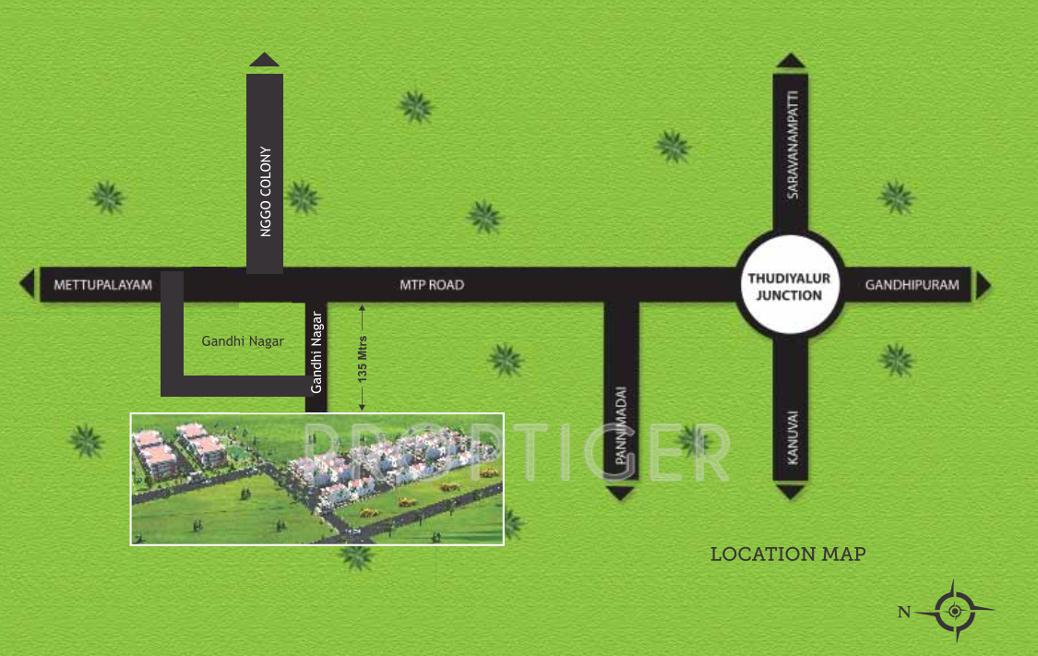 saffron-shelters bougain-villa Location Plan