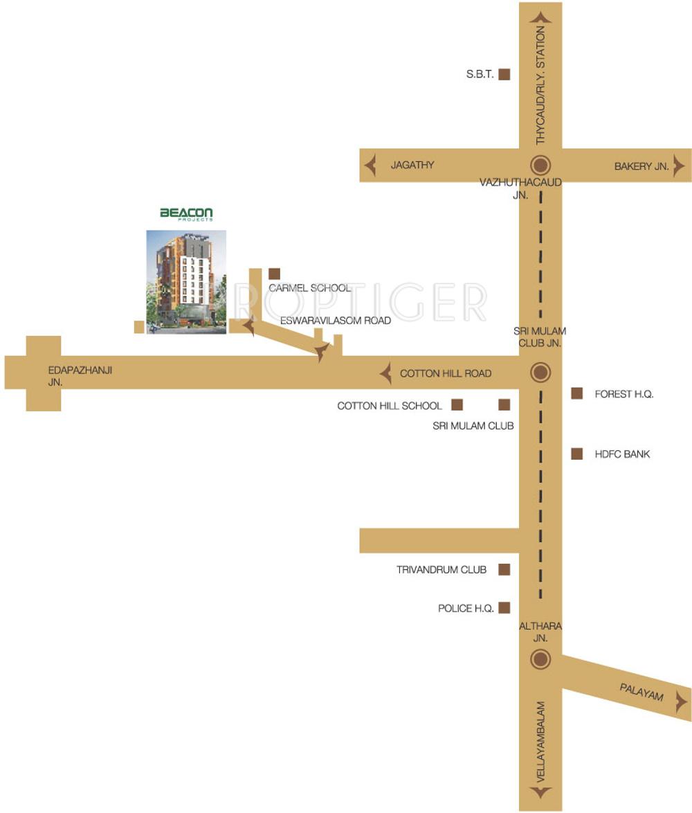 beacon-projects green-square Location Plan