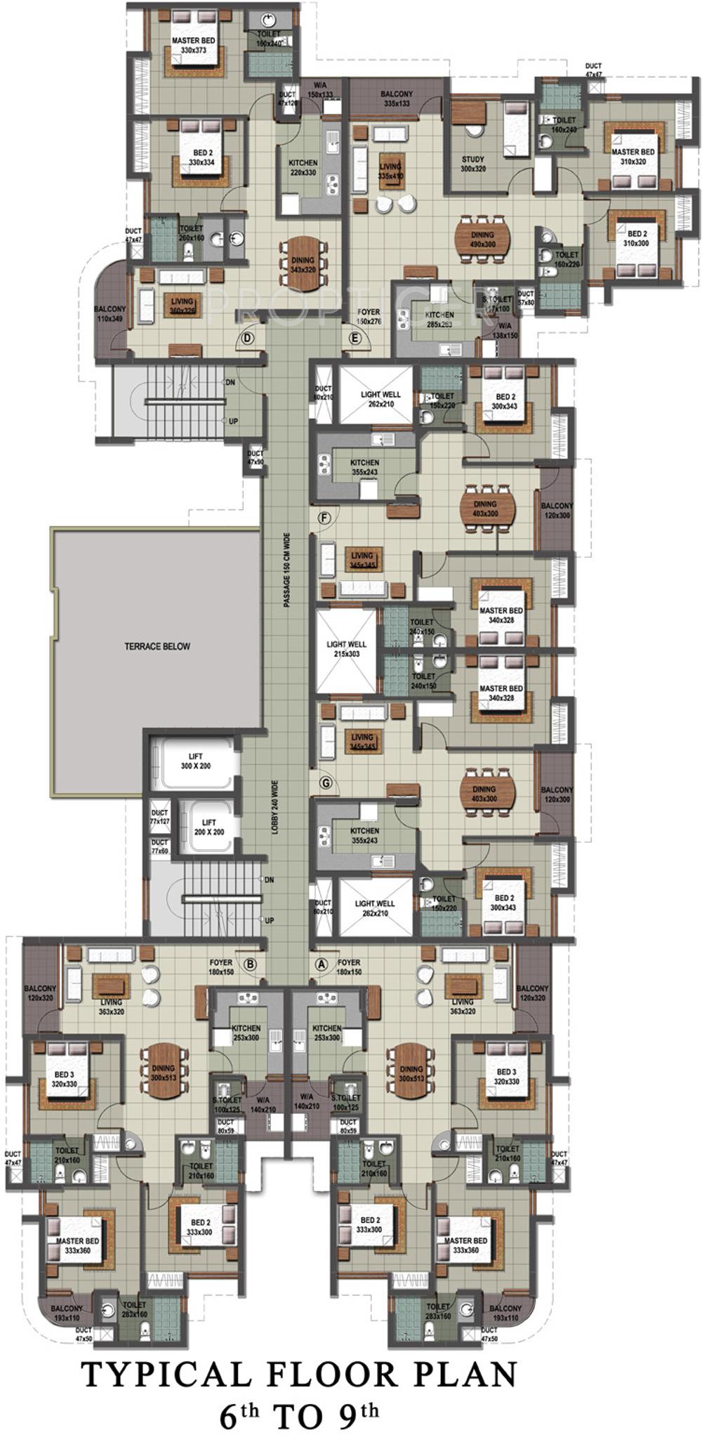 Images for Cluster Plan of Sreerosh Midtown