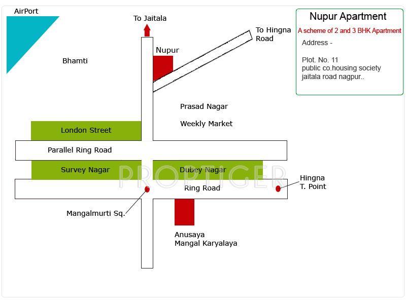 samruddhi-habitats nupur Location Plan